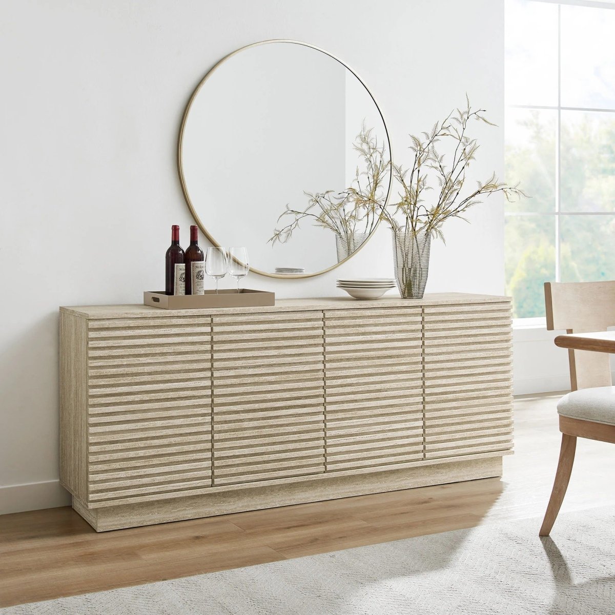 Mid Century Sideboard Cabinet TV Stand 70 Inch - TV Stands available at Alpine Outlets in Denver