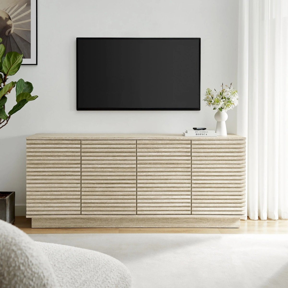 Mid Century Sideboard Cabinet TV Stand 70 Inch - TV Stands available at Alpine Outlets in Denver