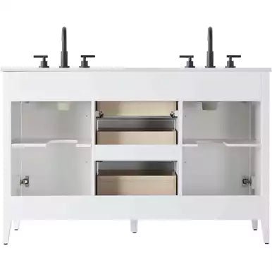Millie 54 X 35 inch White Bathroom Vanity Cabinet - 🟢 Bathroom Vanities available at Alpine Outlets in Denver