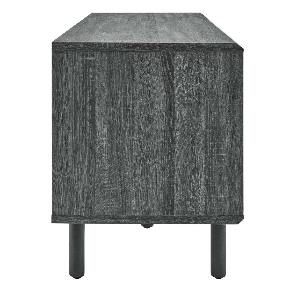 Modern TV and Vinyl Record Stand with Mesh Sliding Doors 67 Inch - TV Stands available at Alpine Outlets in Denver
