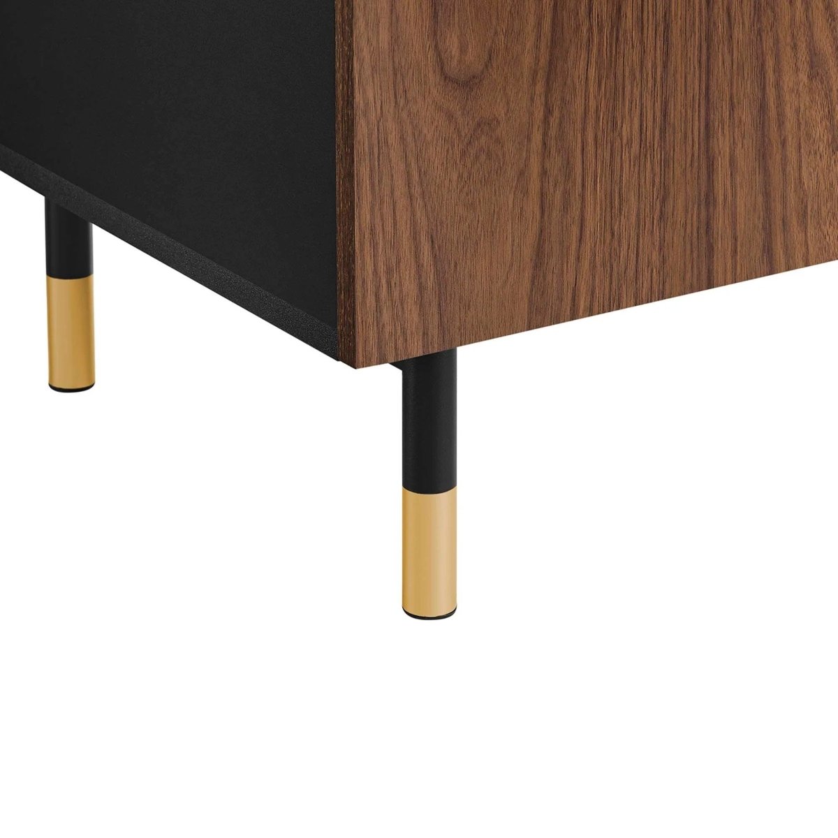Modern TV Stand with Hinged Doors and Open Storage 60 Inch - TV Stands available at Alpine Outlets in Denver