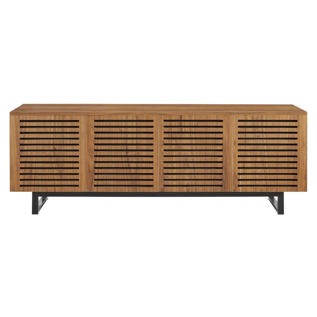 Modern TV Stand with Sliding Doors and Adjustable Shelves 73 Inch - TV Stands available at Alpine Outlets in Denver