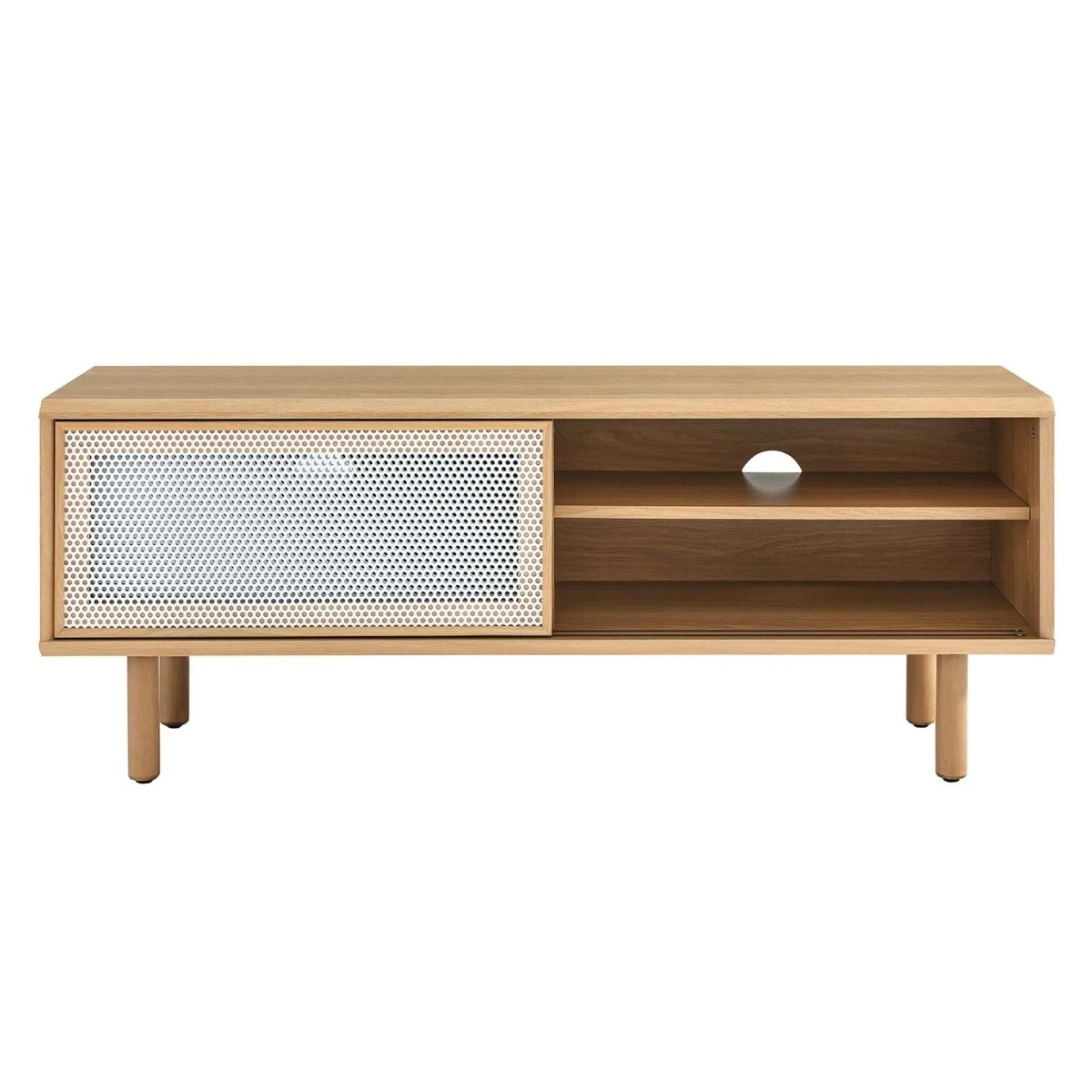 Modern Urban TV Stand with Mesh Sliding Doors 47 Inch - TV Stands available at Alpine Outlets in Denver