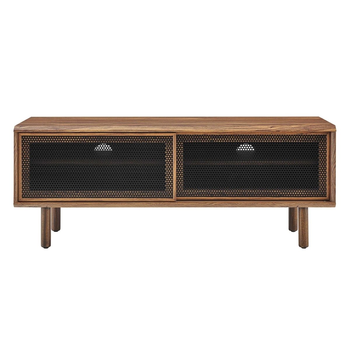 Modern Urban TV Stand with Mesh Sliding Doors 47 Inch - TV Stands available at Alpine Outlets in Denver