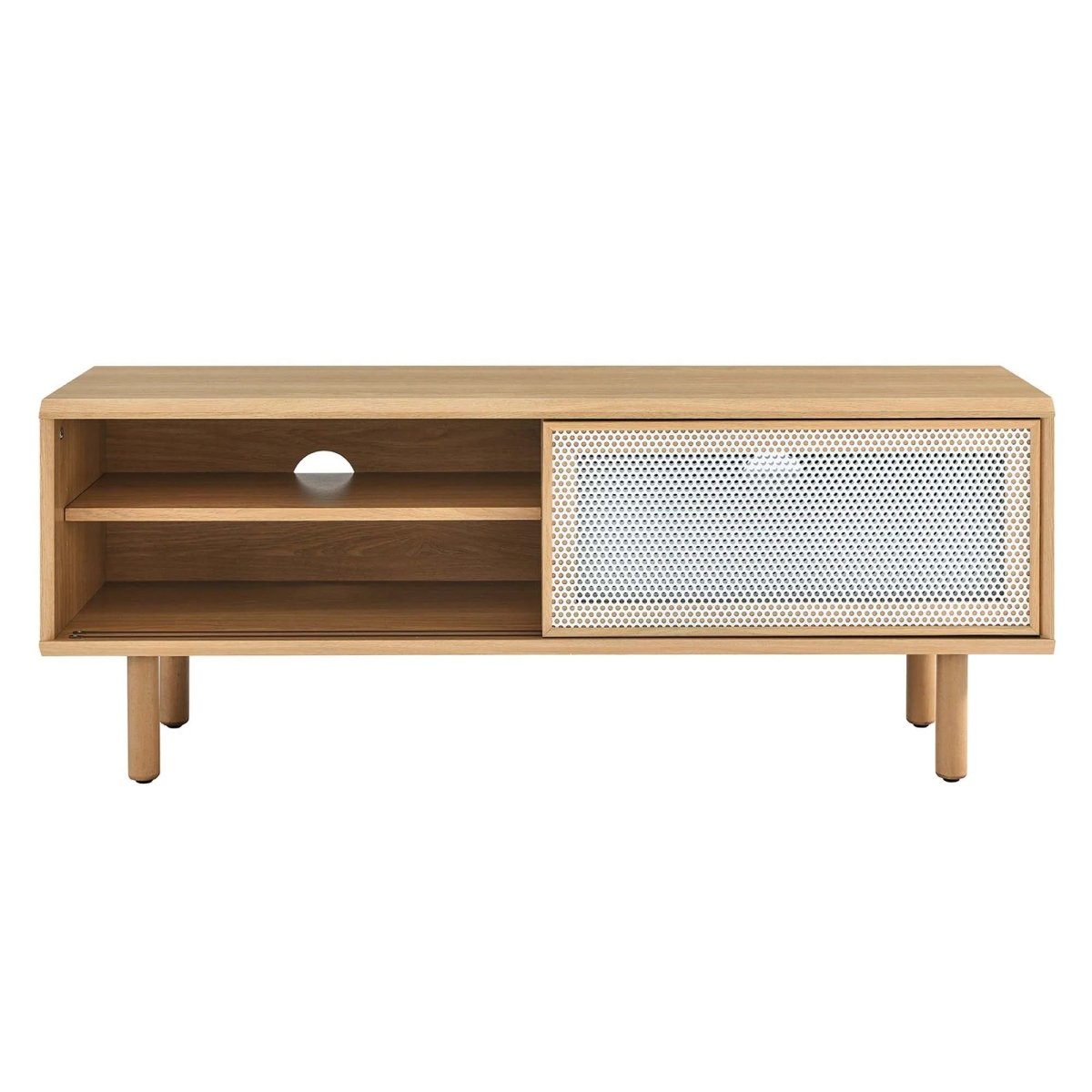 Modern Urban TV Stand with Mesh Sliding Doors 47 Inch - TV Stands available at Alpine Outlets in Denver