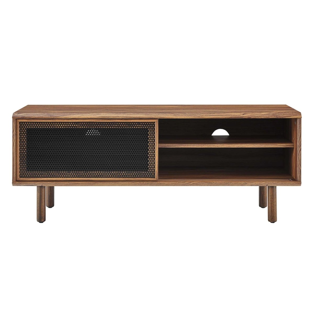 Modern Urban TV Stand with Mesh Sliding Doors 47 Inch - TV Stands available at Alpine Outlets in Denver