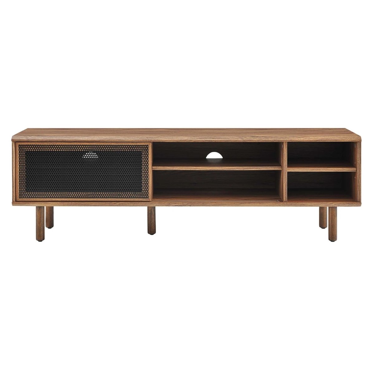 Modern Urban TV Stand with Mesh Sliding Doors 60 Inch - TV Stands available at Alpine Outlets in Denver
