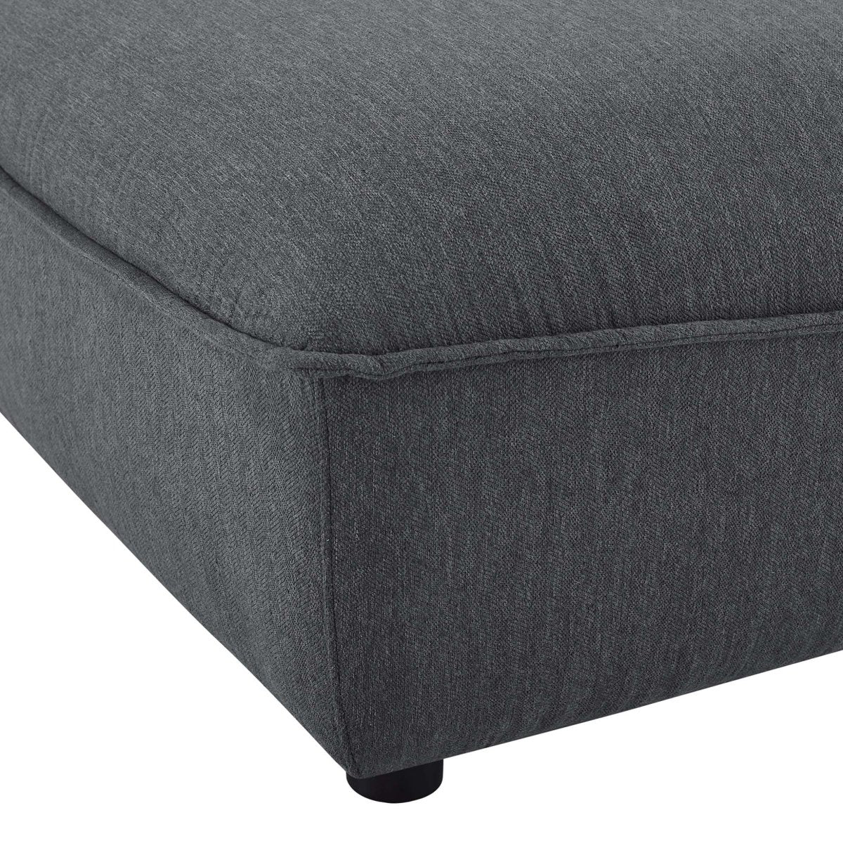 Modular Fabric Sectional Ottoman with Piping – 36 Inch - Ottomans available at Alpine Outlets in Denver