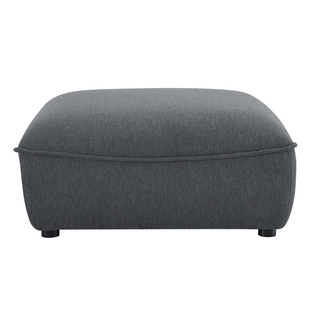 Modular Fabric Sectional Ottoman with Piping – 36 Inch - Ottomans available at Alpine Outlets in Denver