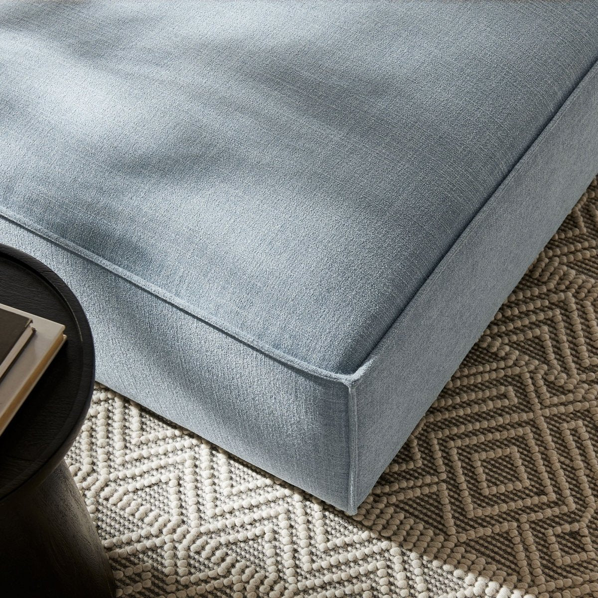Modular Performance Fabric Ottoman with Piping – 41 Inch - Ottomans available at Alpine Outlets in Denver