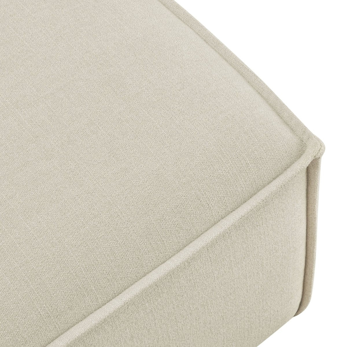 Modular Performance Fabric Ottoman with Piping – 41 Inch - Ottomans available at Alpine Outlets in Denver