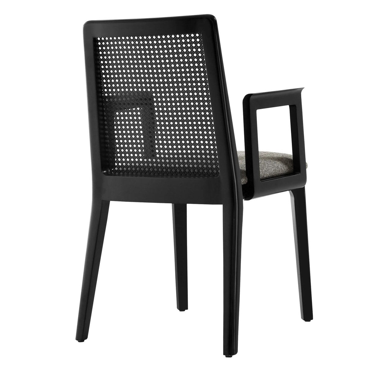 Natural Beech Wood and Rattan Cane Back Dining Armchair - Dining Chairs available at Alpine Outlets in Denver