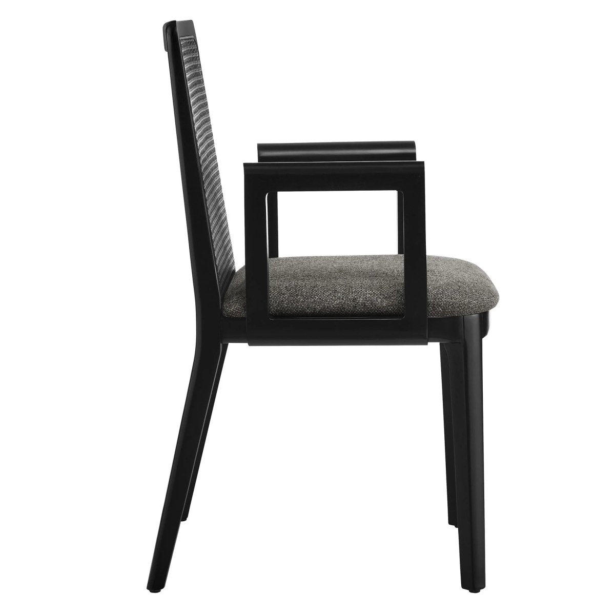 Natural Beech Wood and Rattan Cane Back Dining Armchair - Dining Chairs available at Alpine Outlets in Denver