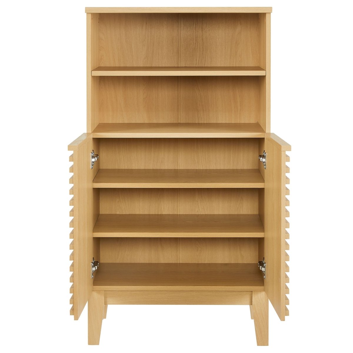 Oak Freestanding Bathroom Storage Cabinet - Bathroom Fixtures - Alpine Outlets