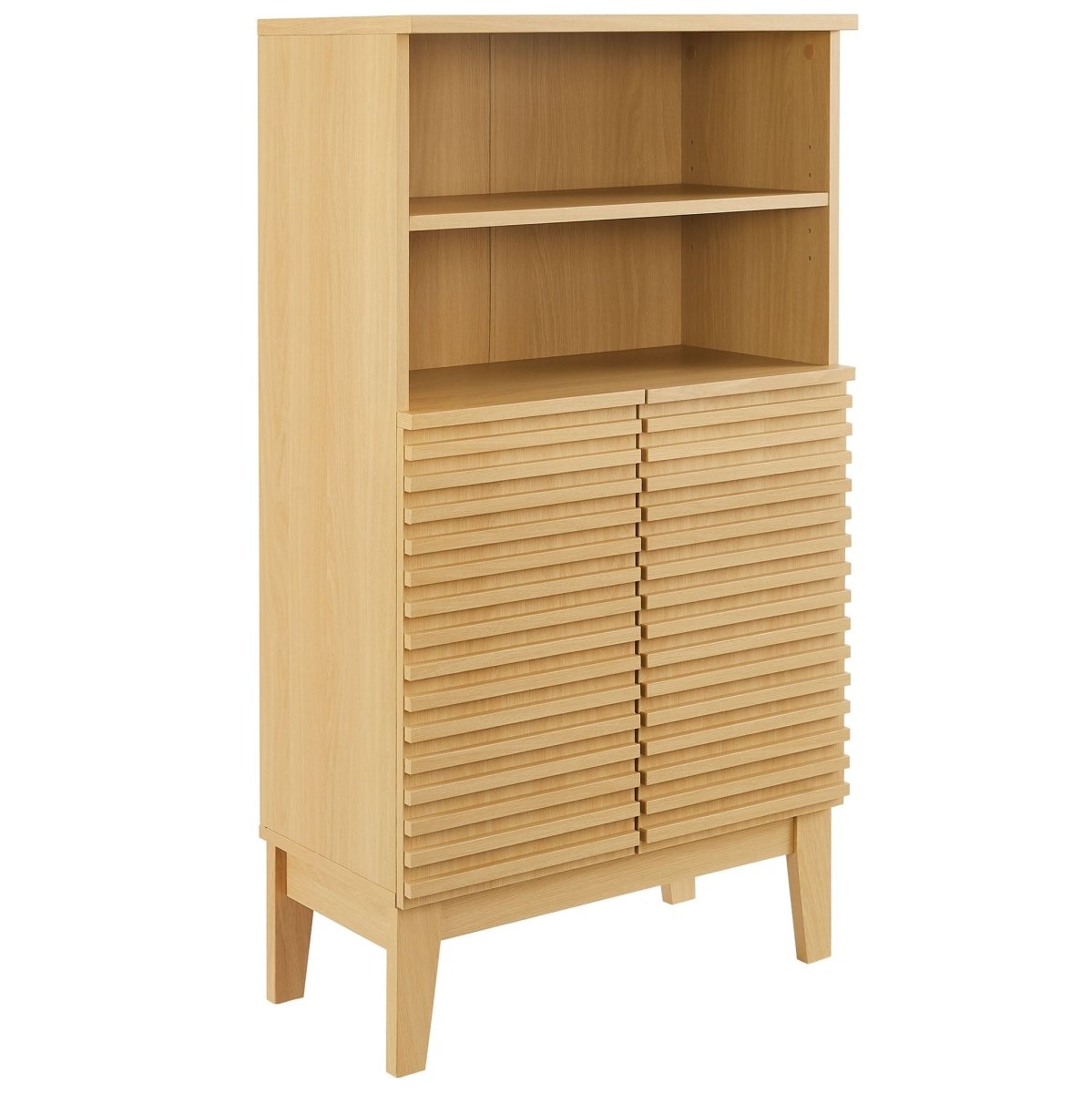 Oak Freestanding Bathroom Storage Cabinet - Bathroom Fixtures - Alpine Outlets