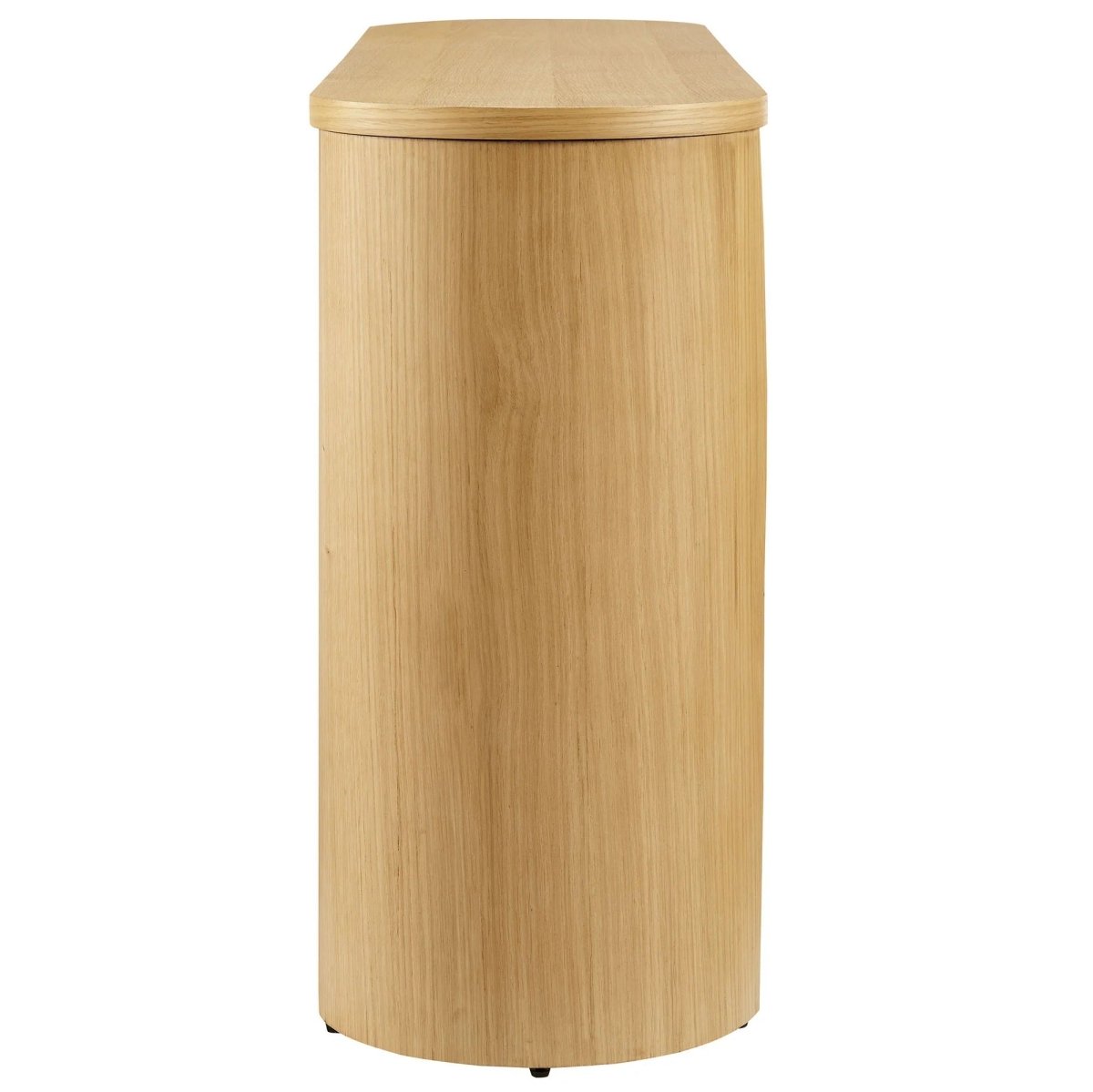 Oval Wood Console Table with Arched Legs β 60 Inch - Ottomans available at Alpine Outlets in Denver
