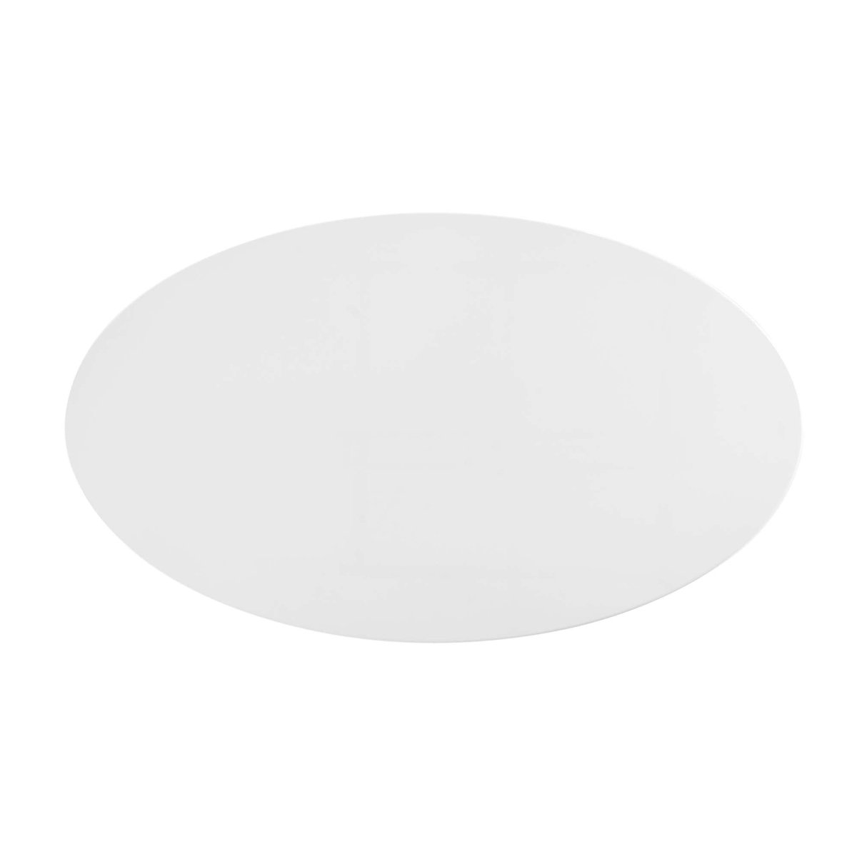 Oval Wood Pedestal Coffee Table - Coffee Tables available at Alpine Outlets in Denver