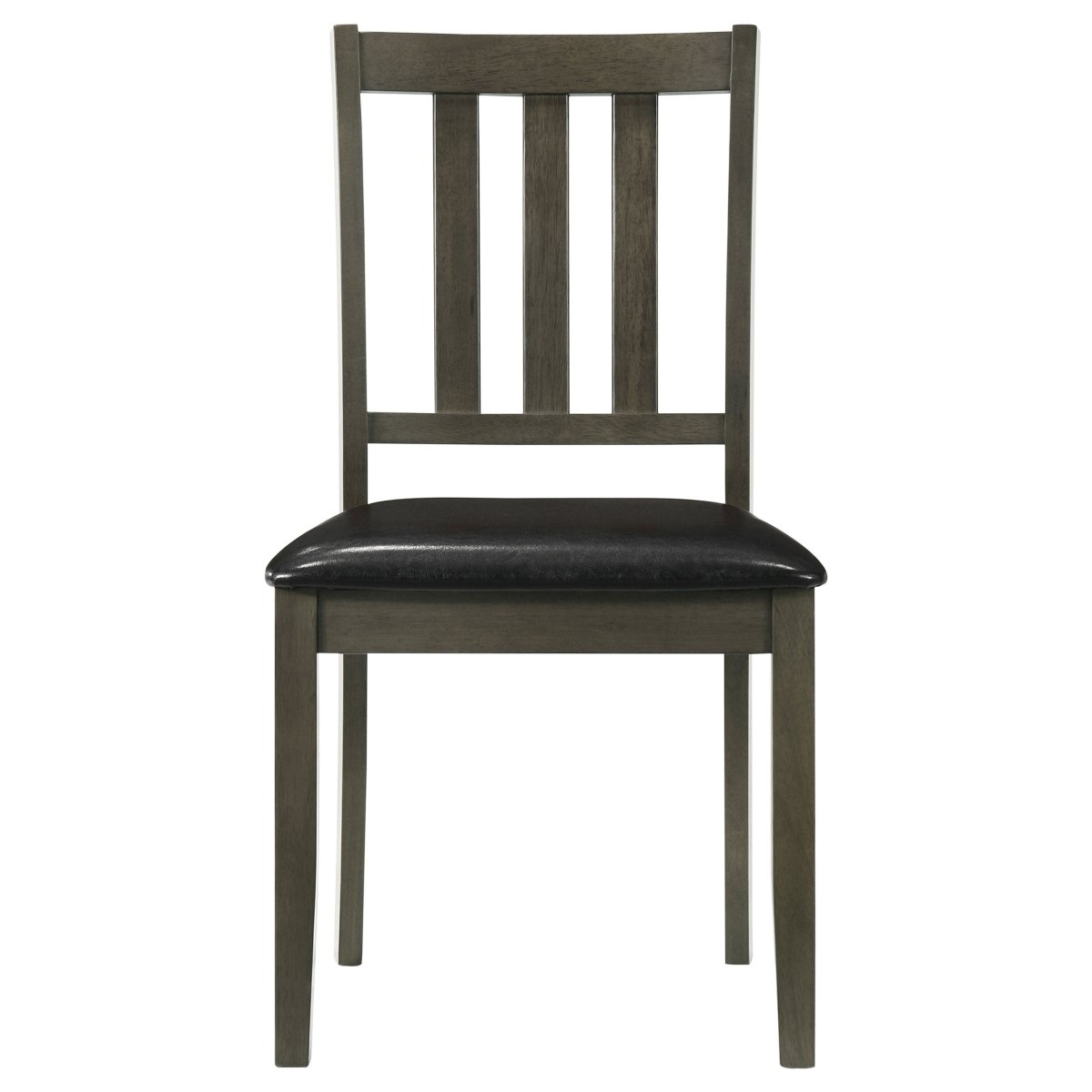 Parkwood 5-Piece Square Dining Set in Dark Ash Brown - Dining Room Sets available at Alpine Outlets in Denver