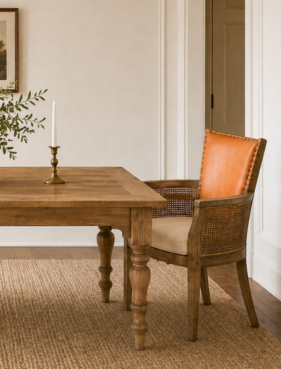 Percy - Dining Table - Light Brown - Dining Tables available at Alpine Outlets in Denver