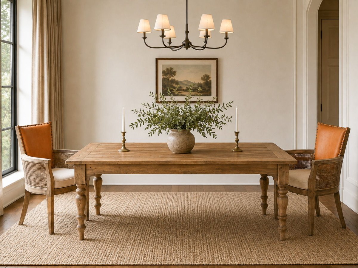 Percy - Dining Table - Light Brown - Dining Tables available at Alpine Outlets in Denver