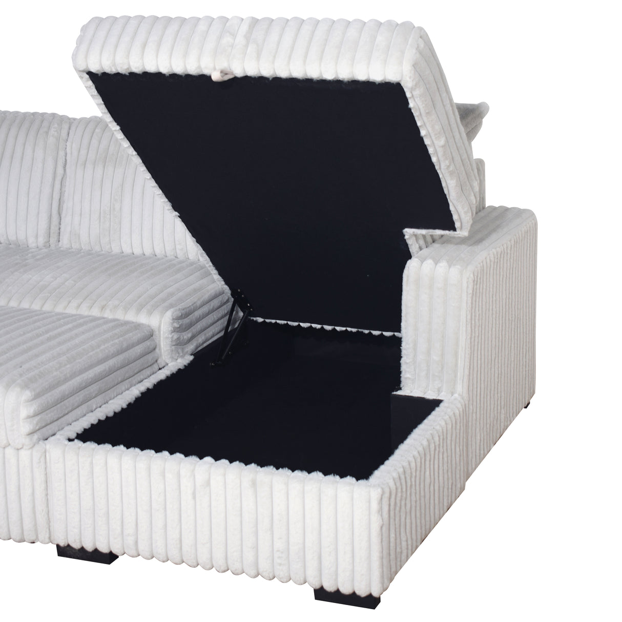 Bliss Sectional Sleeper with Storage Chaise