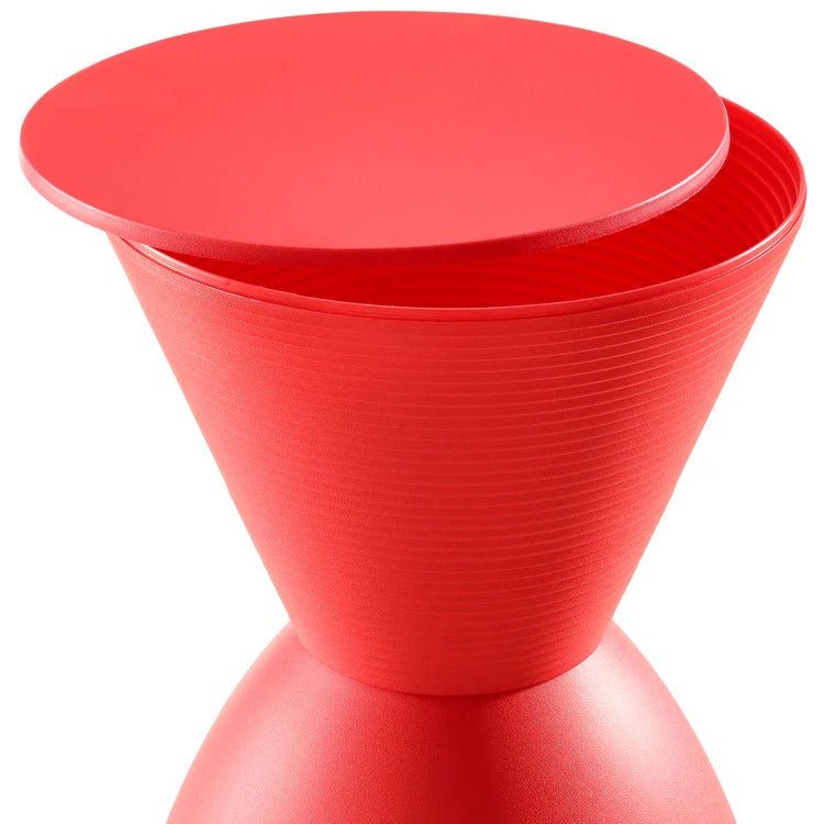 Plastic Accent Stool Side Table with Storage – 17 Inch - Ottomans available at Alpine Outlets in Denver
