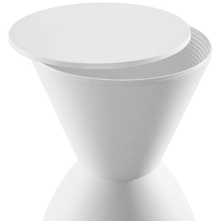 Plastic Accent Stool Side Table with Storage – 17 Inch - Ottomans available at Alpine Outlets in Denver