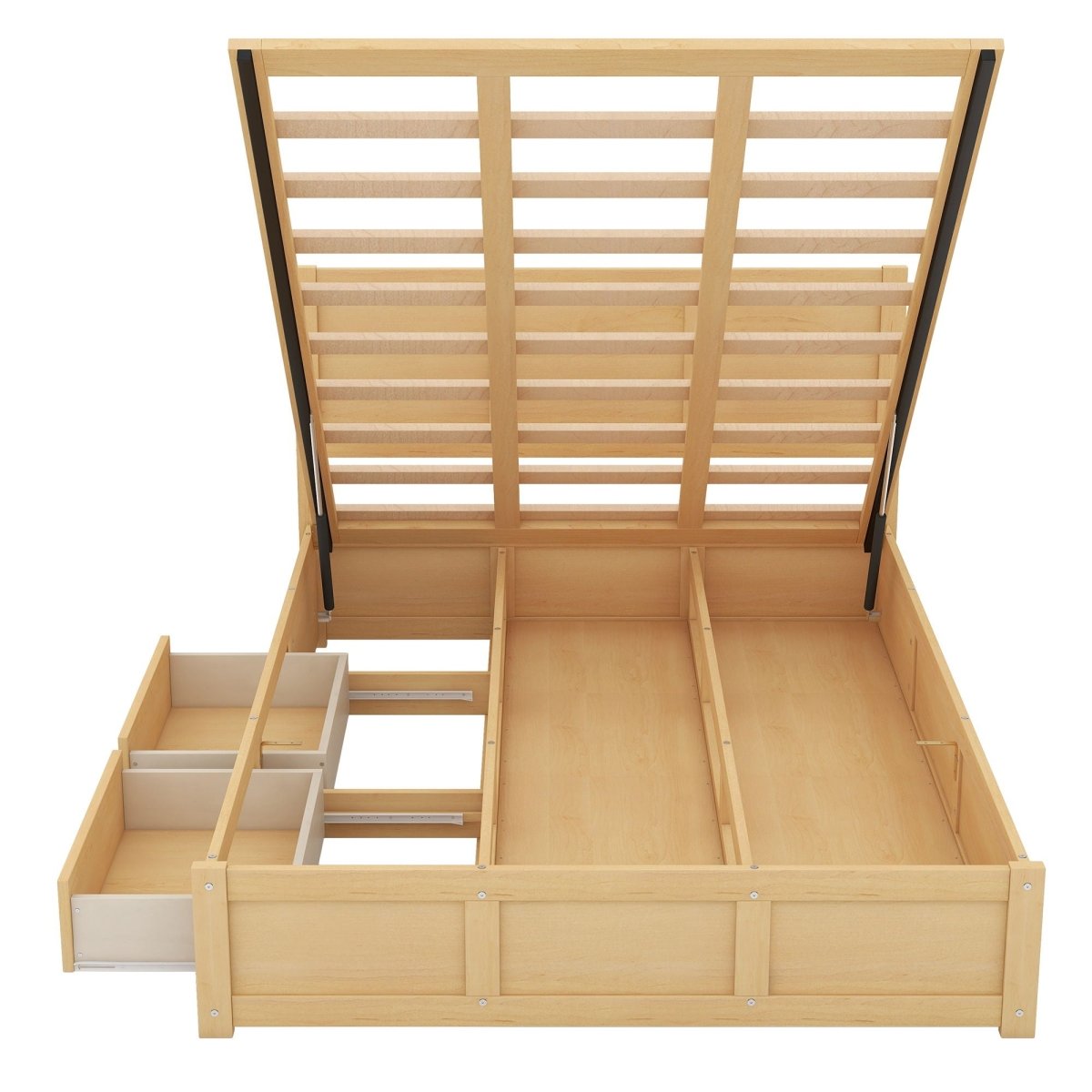 Platform Bed With Underneath Storage And 2 Drawers - Storage Beds available at Alpine Outlets in Denver