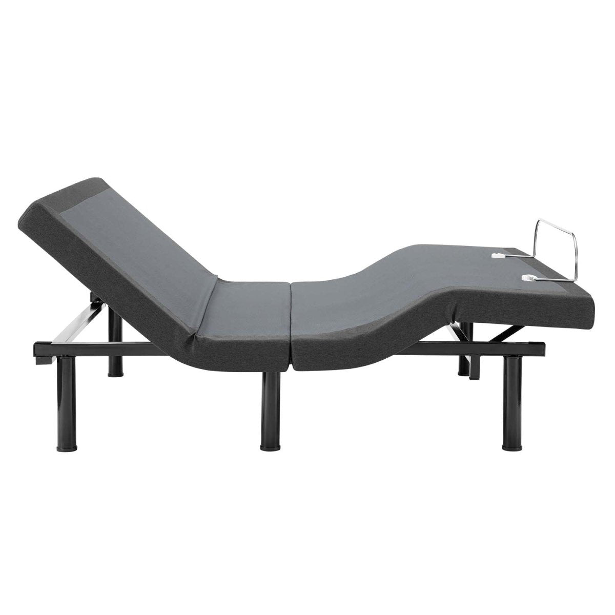 Queen Adjustable Wireless Remote Platform Bed Base in Gray - Platform Bed available at Alpine Outlets in Denver