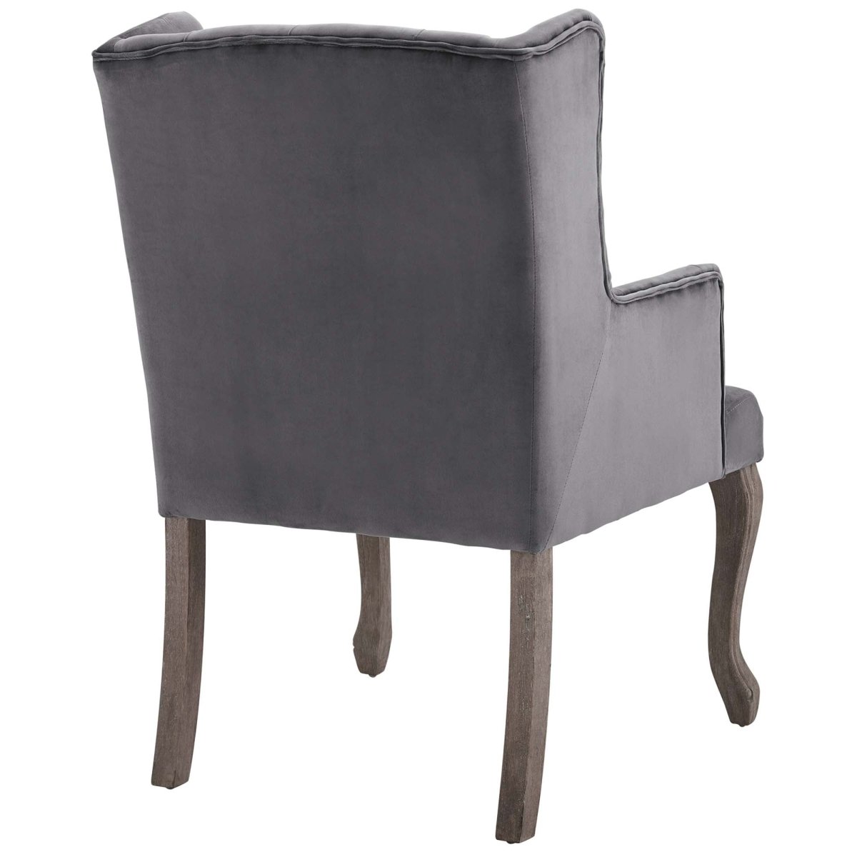 Realm French Vintage Performance Velvet Dining Armchair Set of 2 - Dining Chairs available at Alpine Outlets in Denver