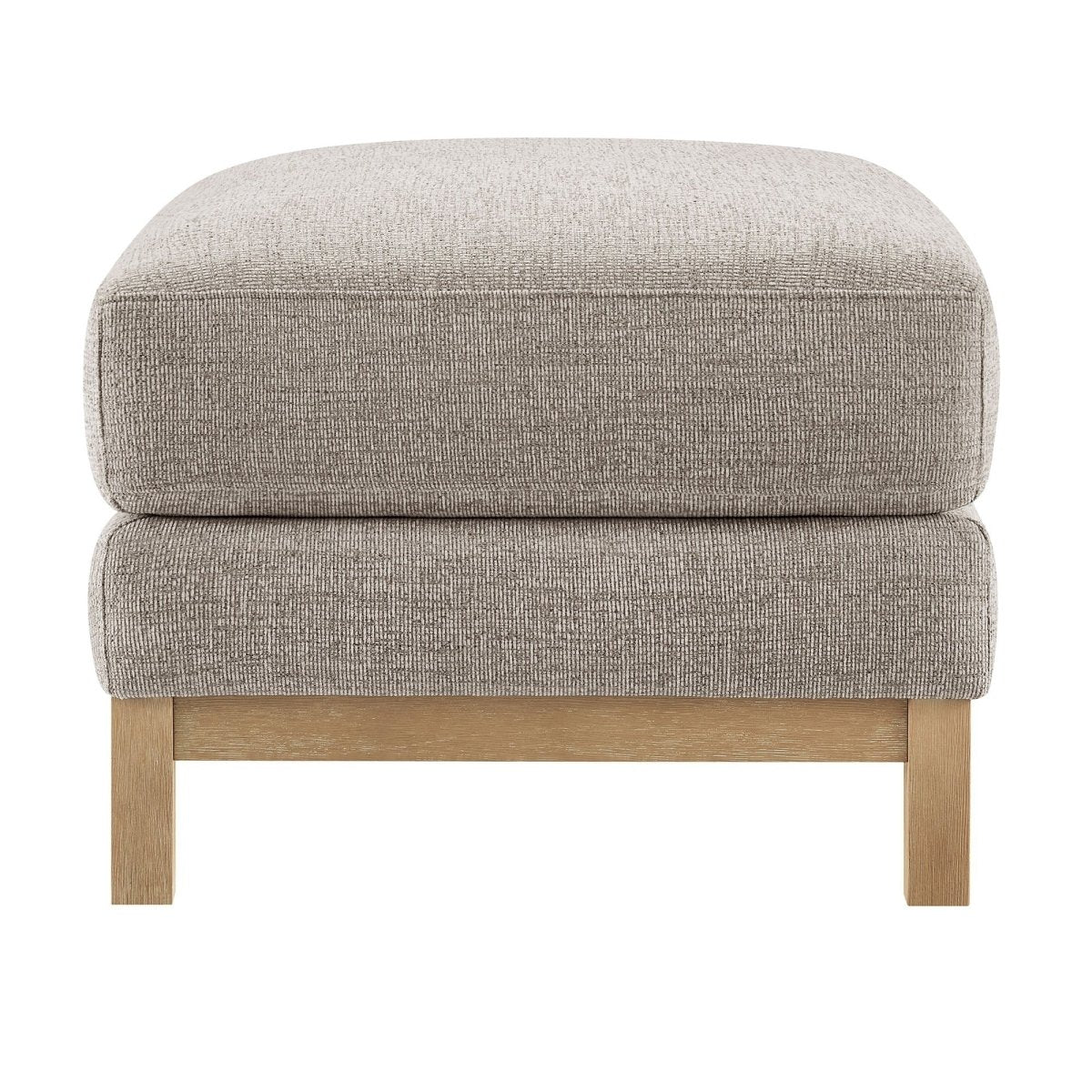 Rectangular Chenille Fabric Ottoman – Upholstered 36 Inch - Ottomans available at Alpine Outlets in Denver
