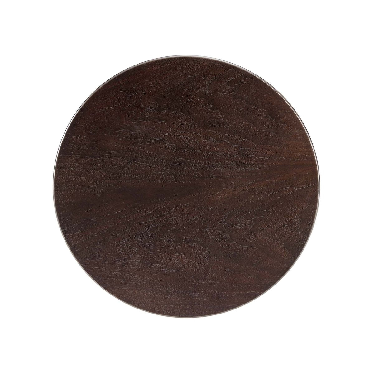 Round High Gloss Side Table with Pedestal Base – 20 Inch - End & Side Tables available at Alpine Outlets in Denver