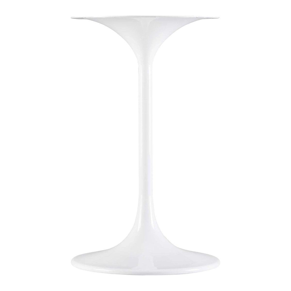 Round High Gloss Side Table with Pedestal Base – 20 Inch - End & Side Tables available at Alpine Outlets in Denver