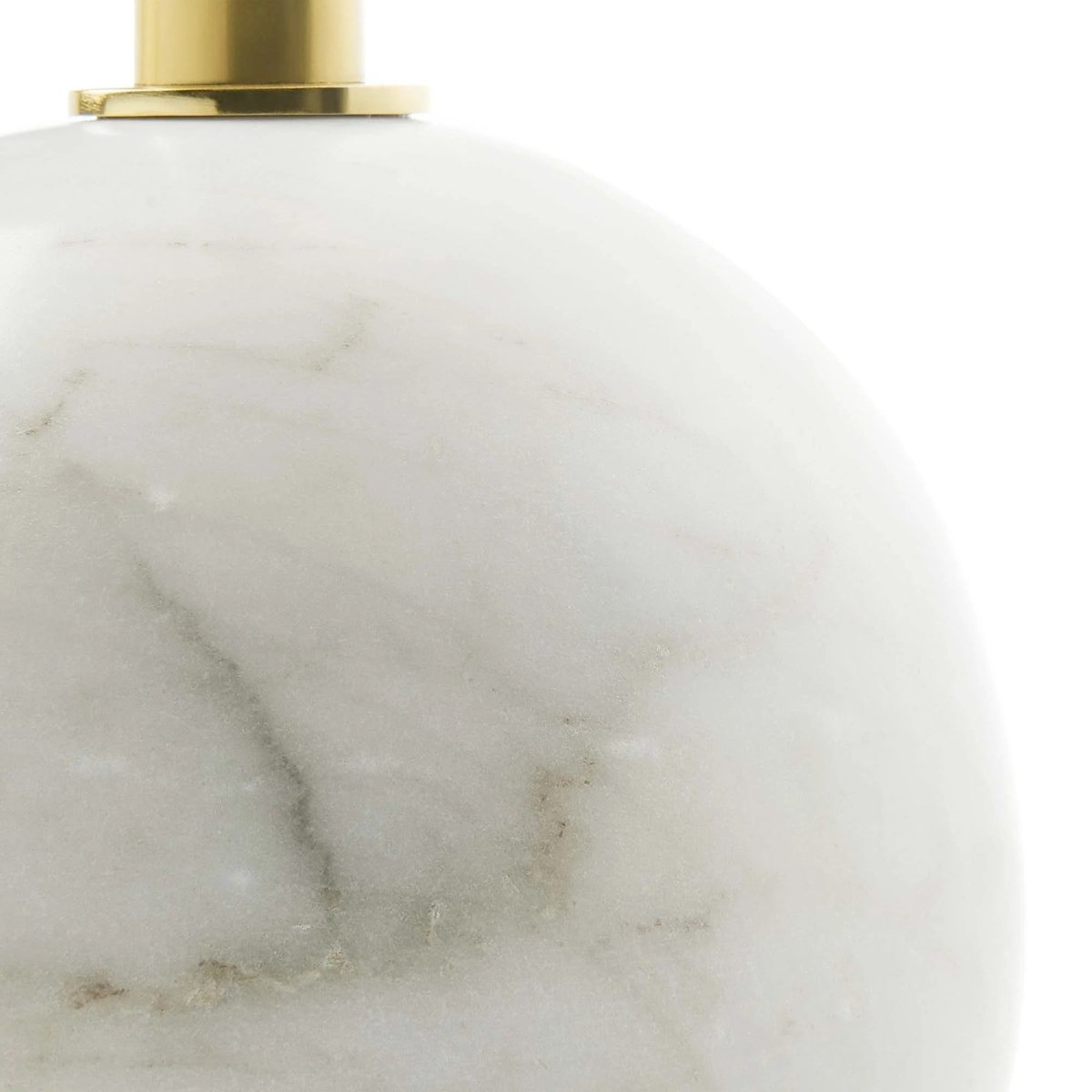 Round Marble Base Side Table with Iron Top β White 14 Inch - End & Side Tables available at Alpine Outlets in Denver