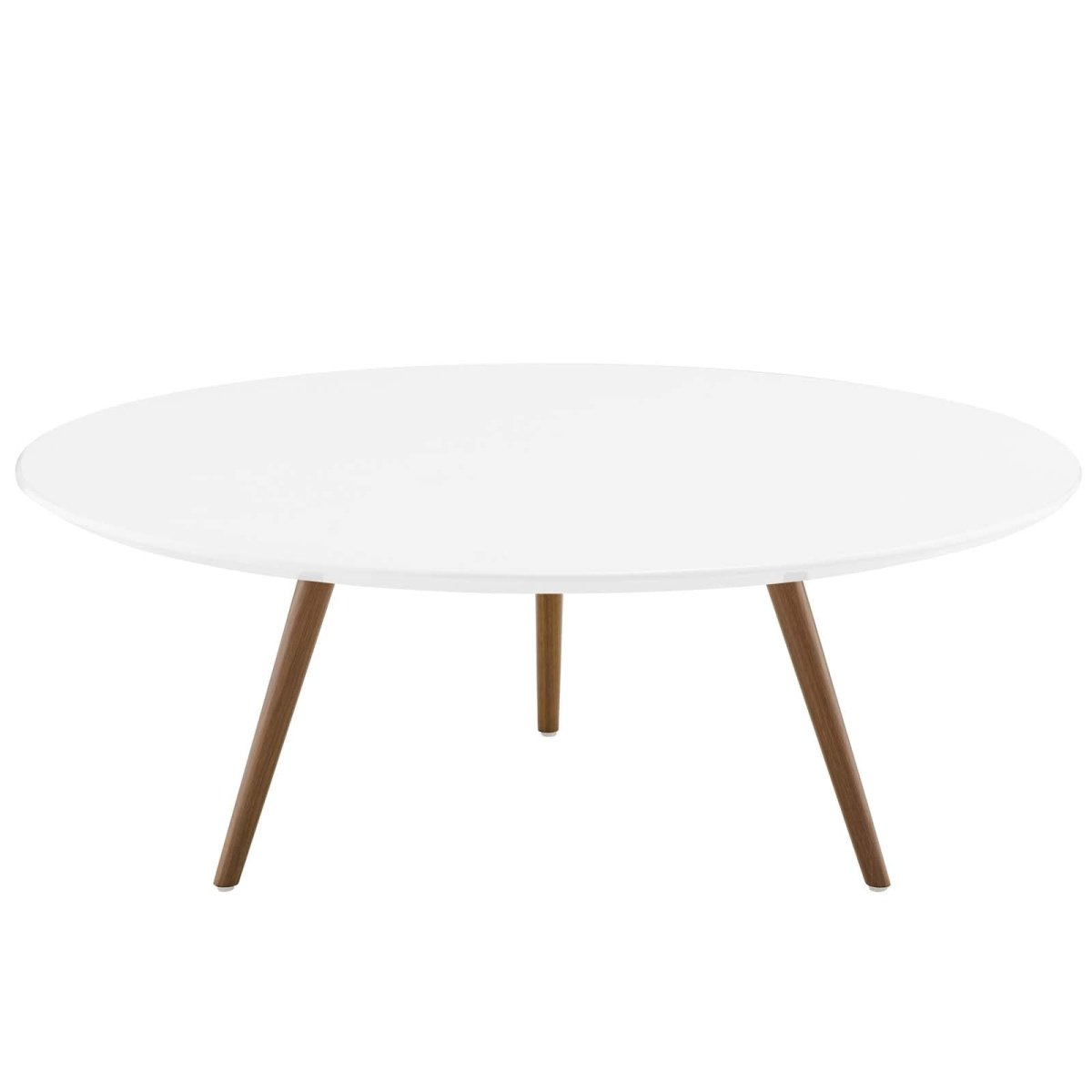 Round Wood Coffee Table with Tripod Base - Coffee Tables available at Alpine Outlets in Denver