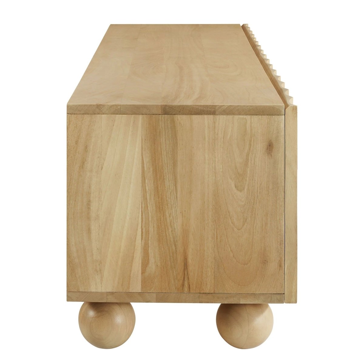 Scalloped Wood TV Stand 71 Inch - TV Stands available at Alpine Outlets in Denver