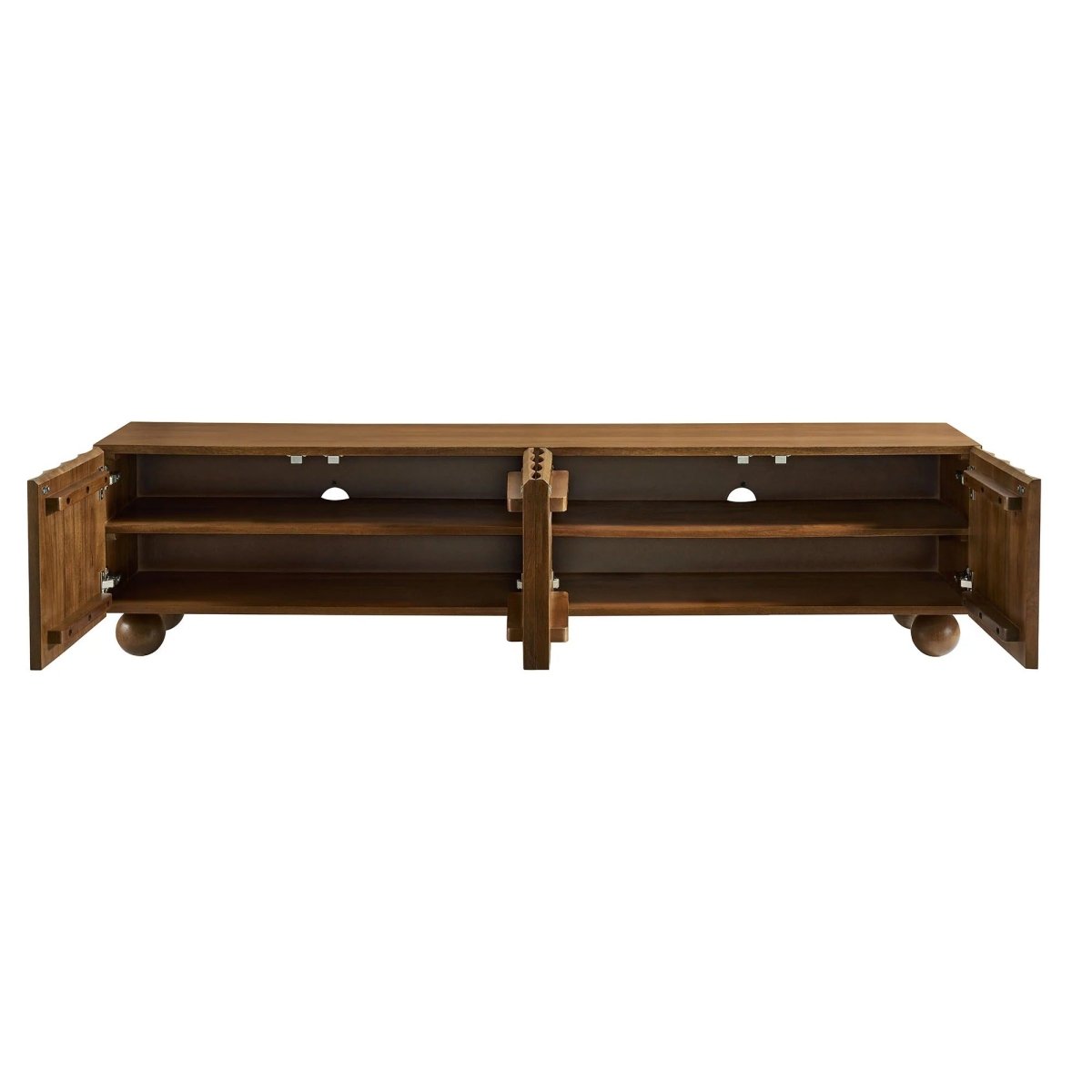 Scalloped Wood TV Stand 71 Inch - TV Stands available at Alpine Outlets in Denver