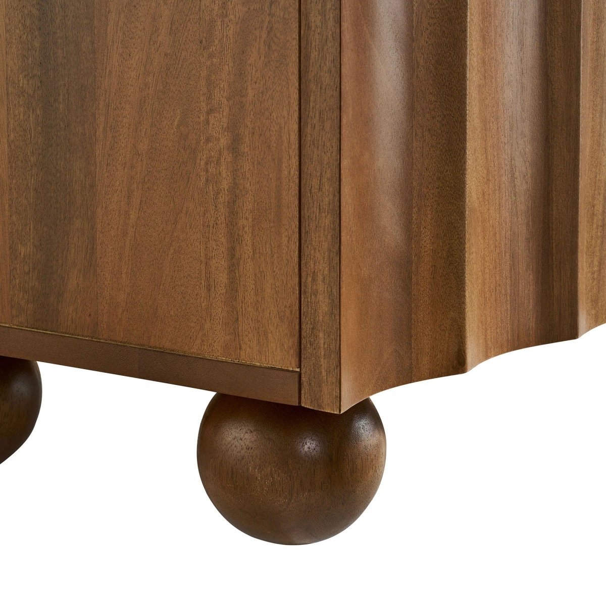 Scalloped Wood TV Stand 71 Inch - TV Stands available at Alpine Outlets in Denver