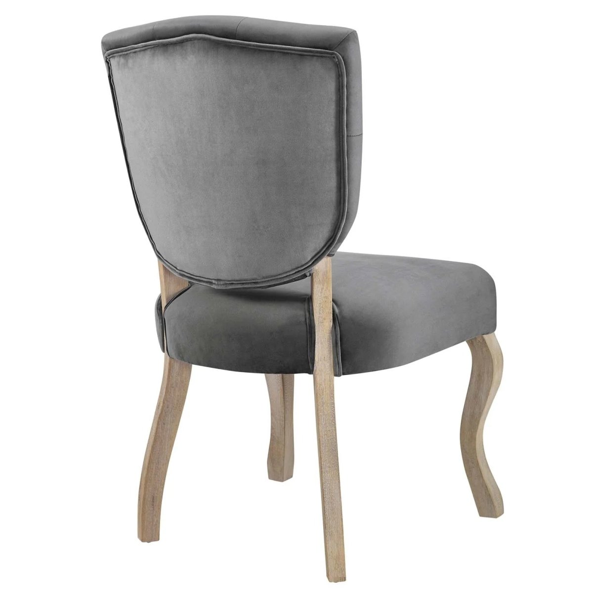 Set of 2 Button Tufted Velvet Vintage French Dining Side Chairs - Dining Chairs available at Alpine Outlets in Denver