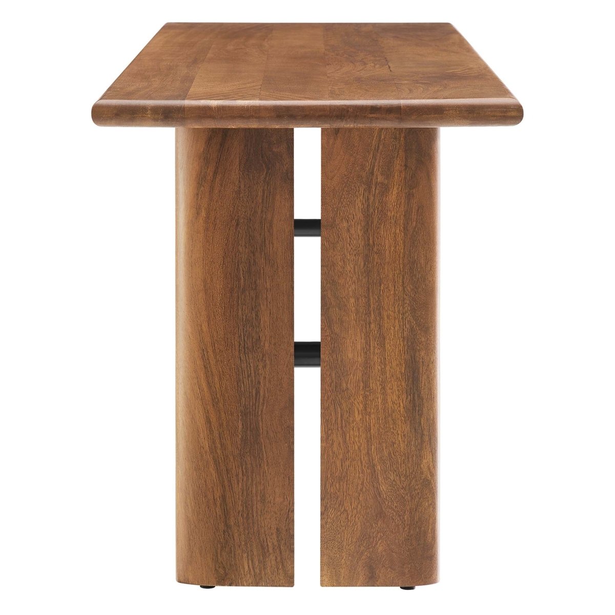 Solid Mango Wood Dining Bench with Modern Farmhouse Design - Benches available at Alpine Outlets in Denver