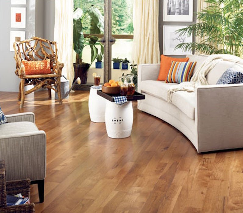 Somerset Character 1/2" Plank Hickory Saddle 5" Engineered Hardwood - Hardwood Flooring available at Alpine Outlets in Denver