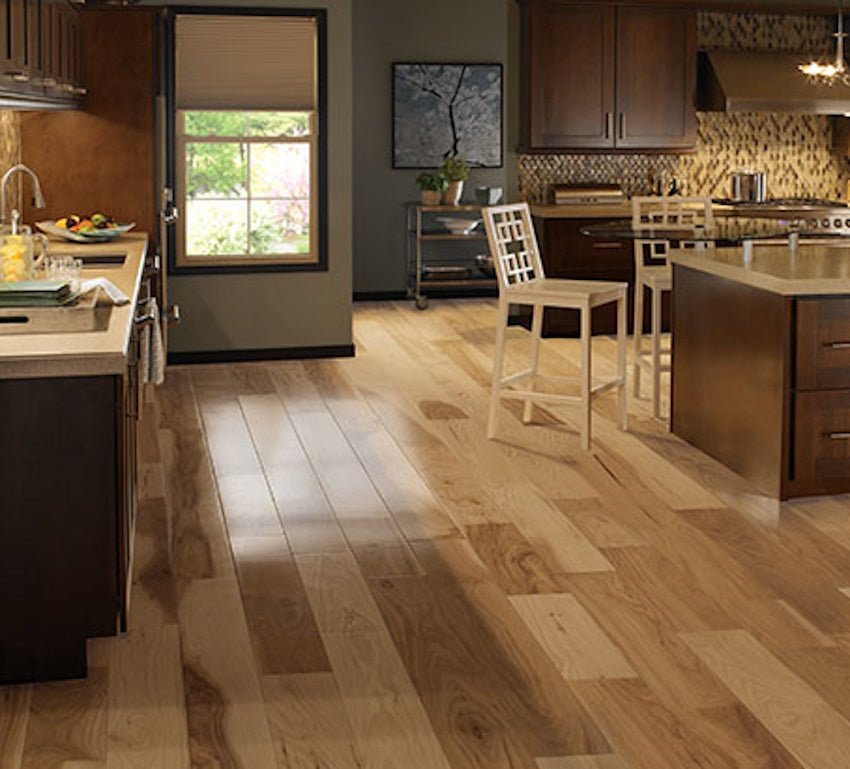 Somerset Wide Plank Hickory Toast 6 Inch 1/2 Inch Engineered Hardwood - Hardwood Flooring available at Alpine Outlets in Denver