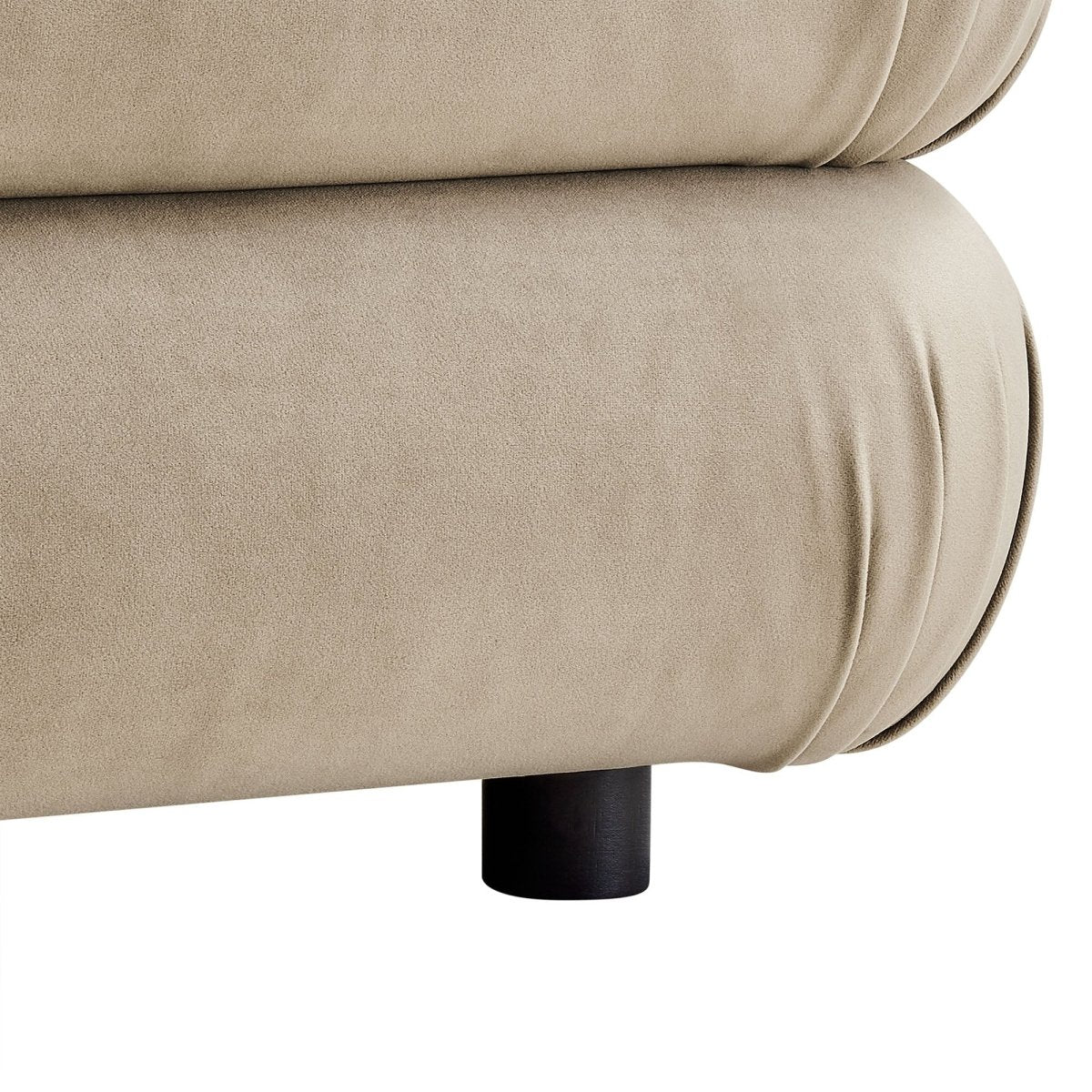 Square Velvet Ottoman Coffee Table β Modular 38 Inch - Ottomans available at Alpine Outlets in Denver