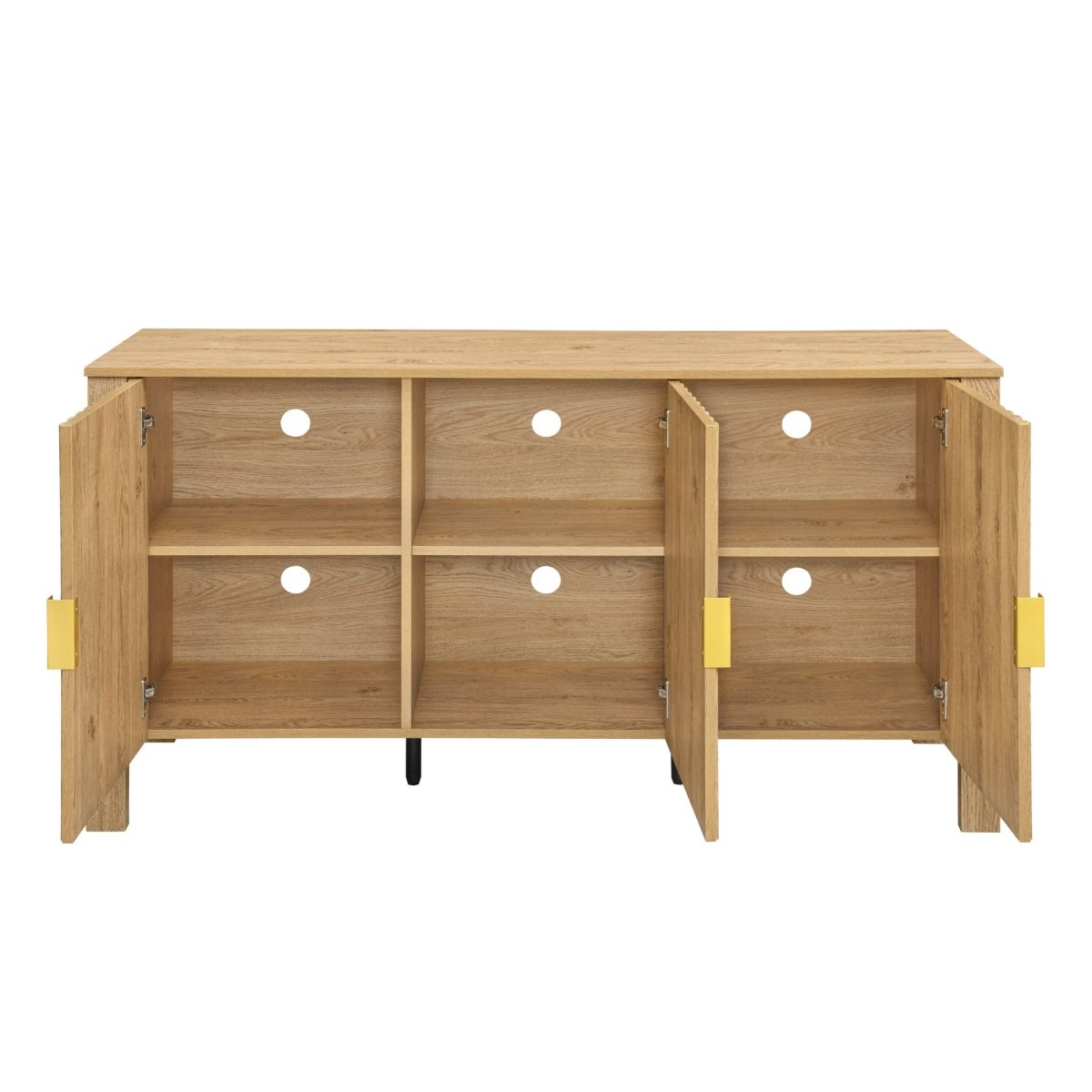 Thayer Natural Wood Top Buffet Sideboard - Sideboards available at Alpine Outlets in Denver