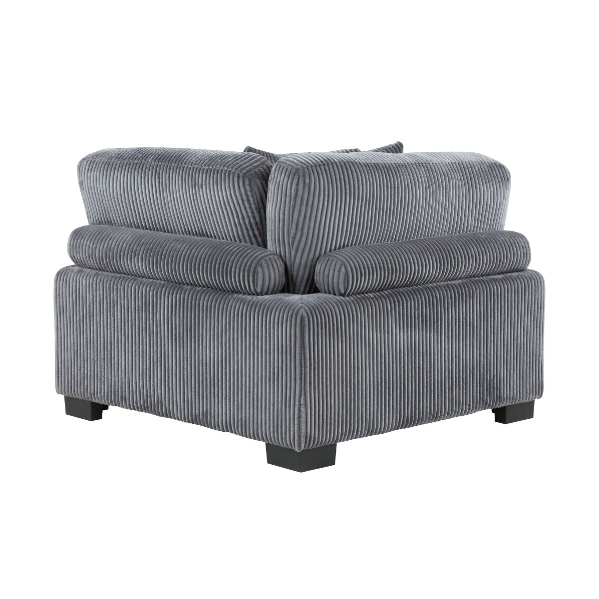 Traverse Modular Sectional Corner Chair in Gray - 🟢 Corner Chairs available at Alpine Outlets in Denver