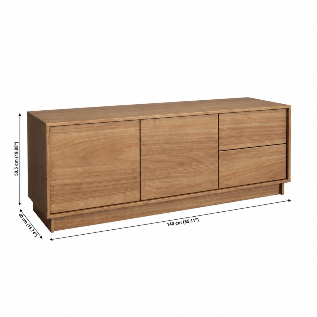 TV Stand For TVs Up To 60" With 2 Doors And 2 Drawers - TV Stands available at Alpine Outlets in Denver