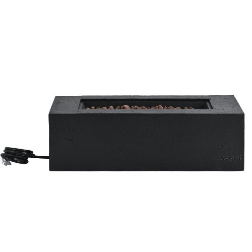 U_STYLE 2 - Piece 41.9" Propane Fire Pit Set with MGO Tank Cover Table - 🟢 Fire Pits available at Alpine Outlets in Denver