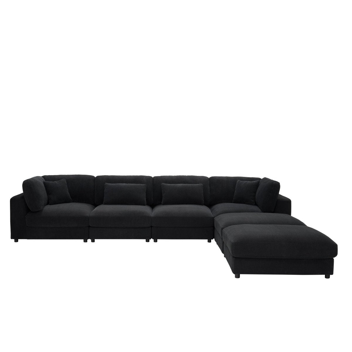Upholstered Modular Sectional & Custom Configuration And Toss Pillows - 3 Piece Living Room Sets available at Alpine Outlets in Denver