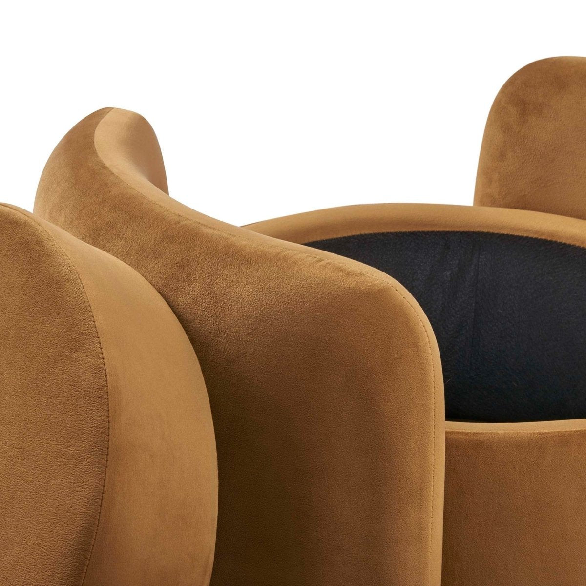 Velvet Storage Ottoman with Removable Lid – 28 Inch Upholstered - Ottomans available at Alpine Outlets in Denver