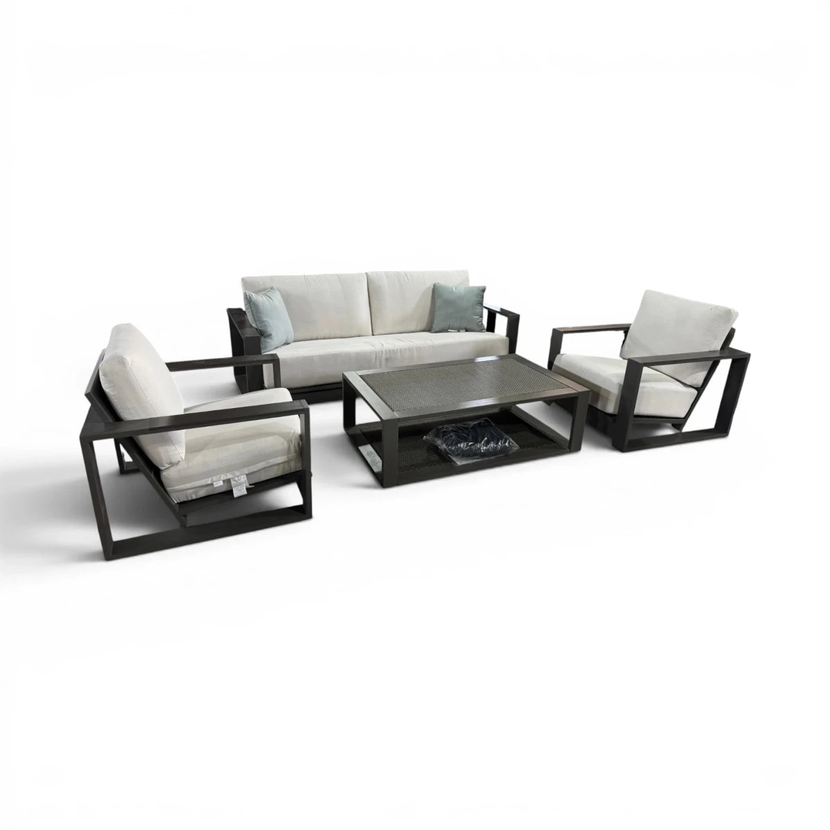 Veranda Classics Milan 4 - piece Deep Outdoor Patio Seating Set - 🟡 Outdoor Furniture Sets available at Alpine Outlets in Denver